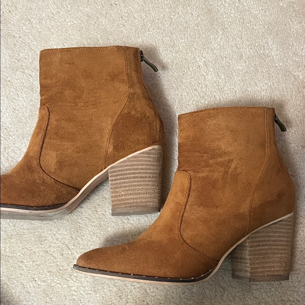 Tan Suede Boots